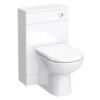 Toreno 1500mm Gloss White Vanity Unit Bathroom Suite - Depth 400/200mm -Victorian Plumbing Shop mod1500 d3