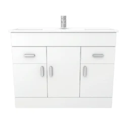 Toreno 1500mm Gloss White Vanity Unit Bathroom Suite - Depth 400/200mm -Victorian Plumbing Shop mod1500 n d4