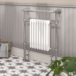 Chatsworth Savoy Traditional Radiator With Crosshead Valves -Victorian Plumbing Shop mty022 d4