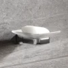 Monza Wall Mounted Glass Soap Dish - Chrome