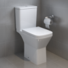 Nova Modern Rimless Comfort Height Toilet + Soft Close Seat -Victorian Plumbing Shop nvchcc l