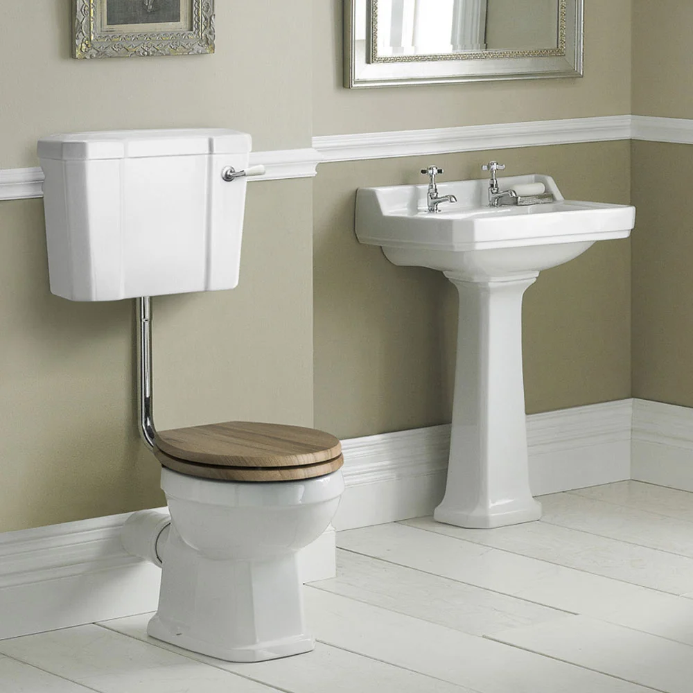 Old London Richmond Low Level Traditional Toilet + Soft Close Seat 4 Old London Richmond Low Level Traditional Toilet + Soft Close Seat - Image 2