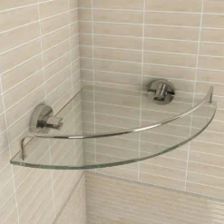 Accents Matrix Glass Corner Shelf