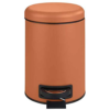 Wenko Leman 3L Pedal Bin - Terracotta 2 Wenko Leman 3L Pedal Bin - Terracotta -Victorian Plumbing Shop orange