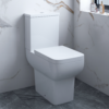 Potenza Short Projection Rimless Toilet With Soft Close Seat -Victorian Plumbing Shop ptzcc d3