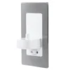 Proofvision Oral-B In Wall Electric Toothbrush Charger With Shaver Socket - Brushed Steel -Victorian Plumbing Shop pv12bs l1