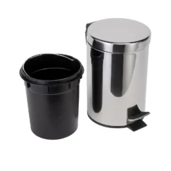 Croydex 3 Litre Stainless Steel Pedal Bin