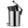 Croydex 5 Litre Stainless Steel Pedal Bin 1 Croydex 5 Litre Stainless Steel Pedal Bin -Victorian Plumbing Shop qa107305ai2