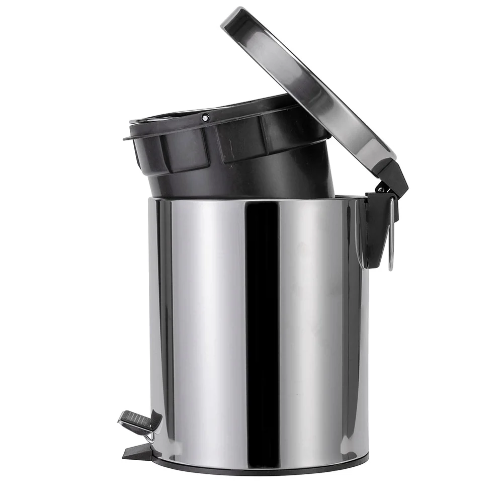 Croydex 5 Litre Stainless Steel Pedal Bin 3 Croydex 5 Litre Stainless Steel Pedal Bin