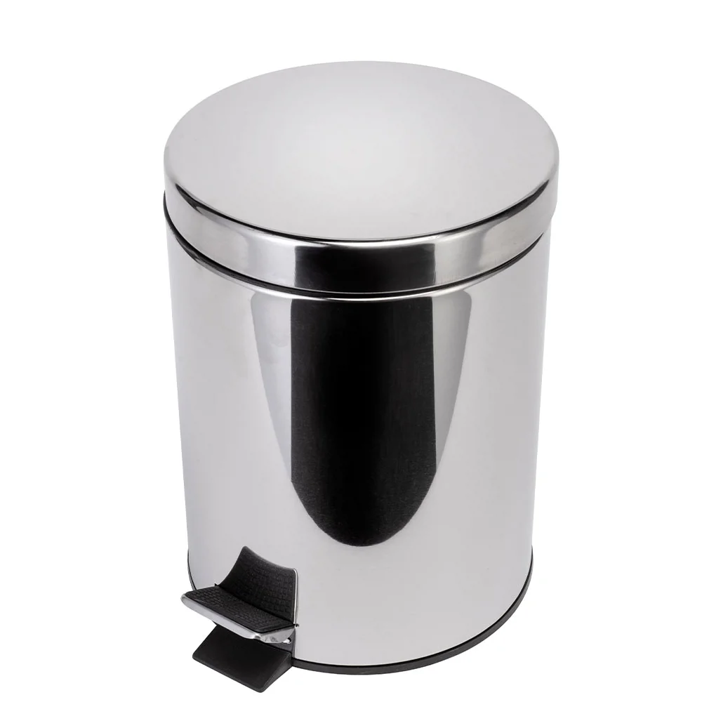 Croydex 5 Litre Stainless Steel Pedal Bin 5 Croydex 5 Litre Stainless Steel Pedal Bin - Image 3
