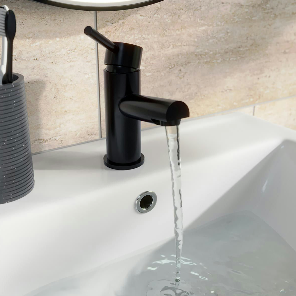 Orchard Eden Matt Black Mono Basin Mixer Tap 7 Orchard Eden Matt Black Mono Basin Mixer Tap - Image 5