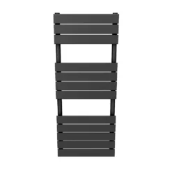 Milan Heated Towel Rail H1213mm X W500mm Anthracite -Victorian Plumbing Shop rad14a detail02