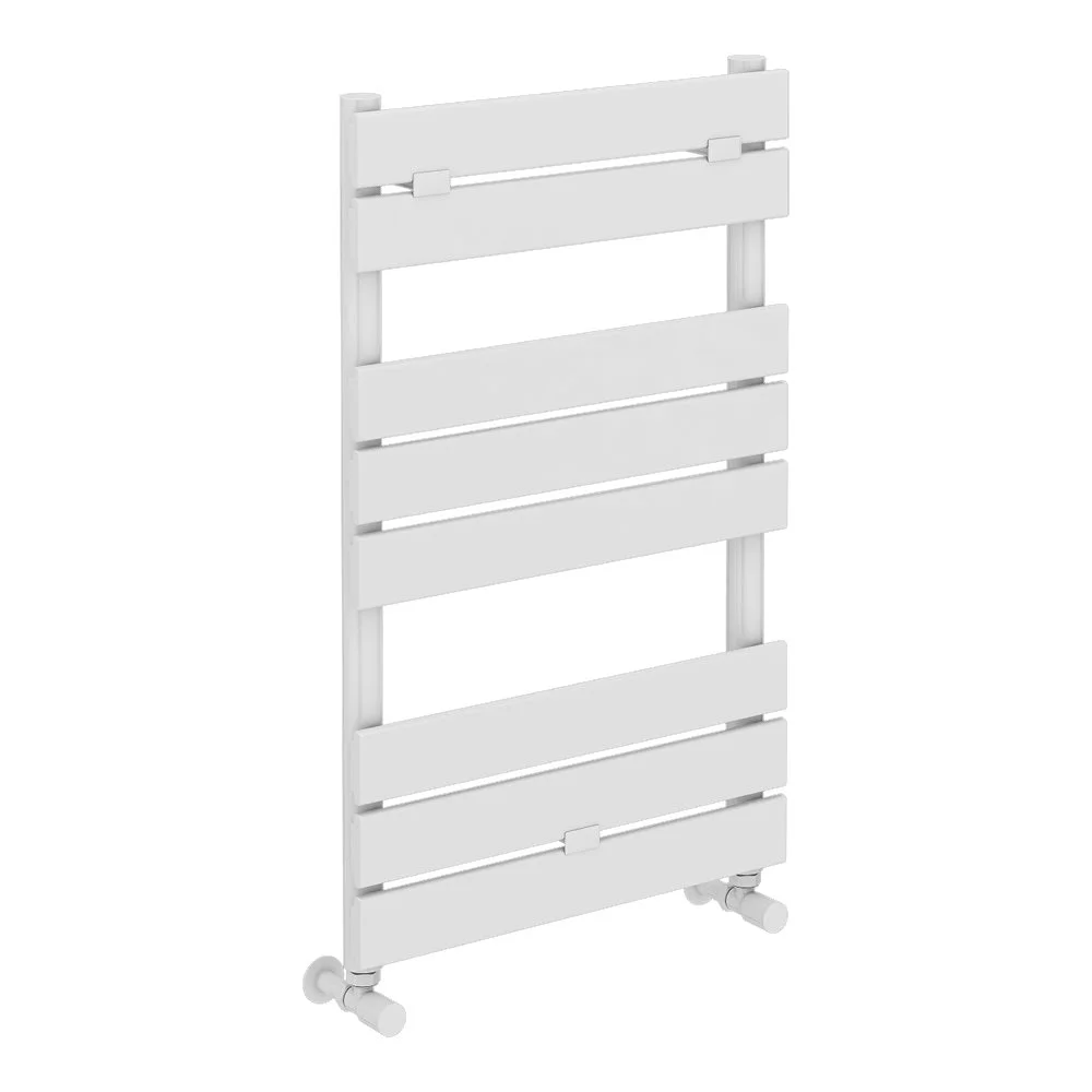 Milan White 840 X 500mm Heated Towel Rail 5 Milan White 840 X 500mm Heated Towel Rail - Image 3