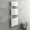 Milan White H1213mm X W500mm Heated Towel Rail -Victorian Plumbing Shop rad21w nl2