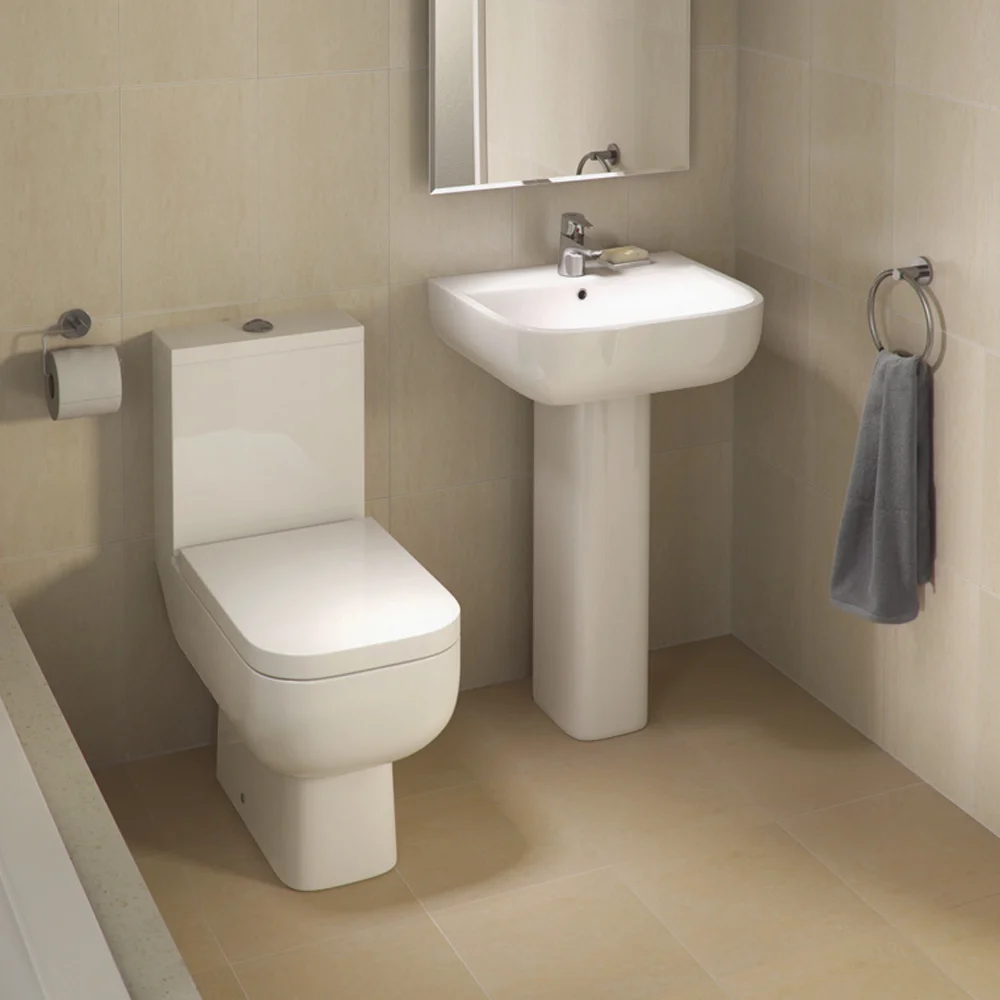 RAK Series 600 Close Coupled Modern Toilet With Soft Close Seat 4 RAK Series 600 Close Coupled Modern Toilet With Soft Close Seat - Image 2