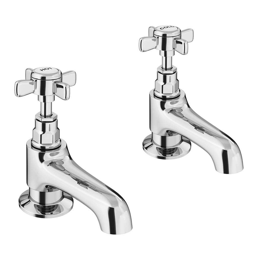 Regent Traditional Basin Taps - Chrome 5 Regent Traditional Basin Taps - Chrome - Image 3