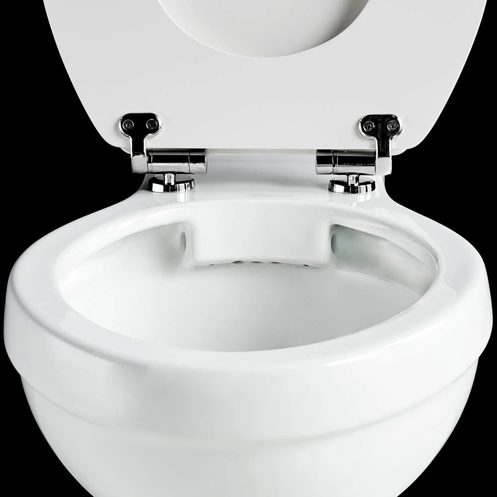 Burlington Rimless Medium Level WC With 520mm Lever Cistern 4 Burlington Rimless Medium Level WC With 520mm Lever Cistern - Image 2
