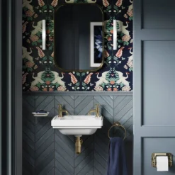 Burlington Riviera Art Deco Gold Basin Pillar Taps 8 Burlington Riviera Art Deco Gold Basin Pillar Taps -Victorian Plumbing Shop riv7gold d3