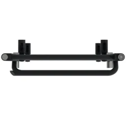 The Heating Co. Rohe 800 X 500mm Anthracite Grey Heated Towel Rail With Hangers -Victorian Plumbing Shop rohhtr01a 4