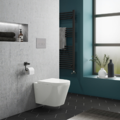 RAK Resort Wall Hung Rimless Pan Incl. Dual Flush Concealed WC Cistern With Frame -Victorian Plumbing Shop rstwhpan xty005 d1a