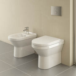 VitrA S50 Back To Wall Toilet Pan + Soft Close Seat