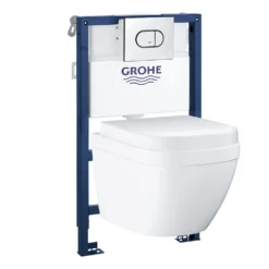 Grohe Solido 0.82m Frame / Euro Compact Rimless Complete WC 5 In 1 Pack -Victorian Plumbing Shop soli5in1 l