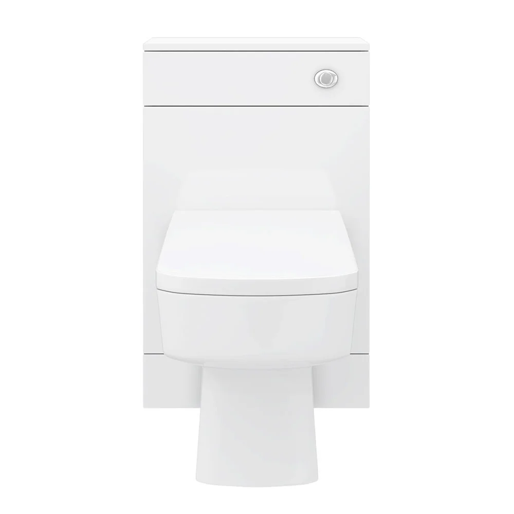 Nova High Gloss White BTW WC Unit Incl. Cistern + Square Pan W500 X D200mm 7 Nova High Gloss White BTW WC Unit Incl. Cistern + Square Pan W500 X D200mm - Image 5