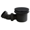 Toreno Black Fast Flow Shower Waste -Victorian Plumbing Shop stw002 l