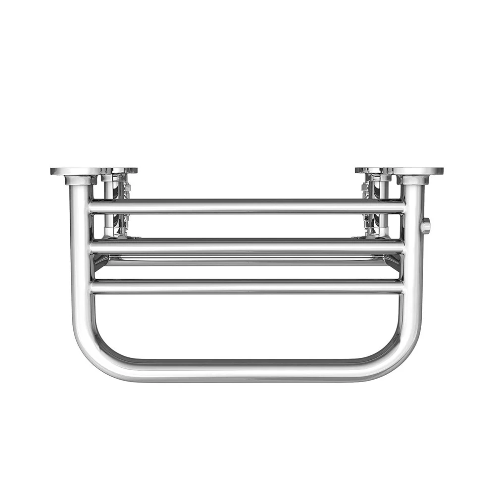 Chatsworth Traditional 300 X 500mm Chrome Heated Towel Rail Shelf 4 Chatsworth Traditional 300 X 500mm Chrome Heated Towel Rail Shelf - Image 2