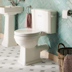 Trafalgar Close Coupled Toilet - Excludes Seat -Victorian Plumbing Shop tcct1 ln1