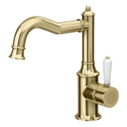Trafalgar Traditional Gold Mono Basin Mixer Tap 9 Trafalgar Traditional Gold Mono Basin Mixer Tap -Victorian Plumbing Shop td722gd l2b