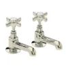 Heritage - Dawlish Basin Pillar Taps - Vintage Gold -Victorian Plumbing Shop tdcg00 l1