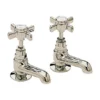 Heritage - Dawlish Short Nose Basin Pillar Taps - Vintage Gold 1 Heritage - Dawlish Short Nose Basin Pillar Taps - Vintage Gold -Victorian Plumbing Shop tdcgs00 l1