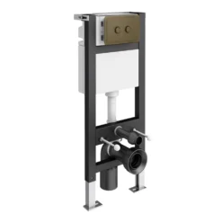 Trafalgar Toilet Frame & Dual Flush Cistern - Antique Brass Plate 9 Trafalgar Toilet Frame & Dual Flush Cistern - Antique Brass Plate -Victorian Plumbing Shop tf26tfabrd l