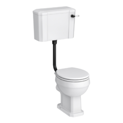 Chatsworth Traditional Low Level Toilet - Excludes Seat - Matt Black 9 Chatsworth Traditional Low Level Toilet - Excludes Seat - Matt Black -Victorian Plumbing Shop tfllwcmb l