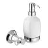 Trafalgar Wall Mounted Soap Dispenser - Chrome -Victorian Plumbing Shop trasdrcp n
