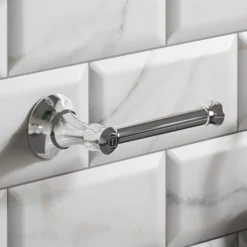 Trafalgar Toilet Roll Holder - Chrome -Victorian Plumbing Shop tratrcp l3