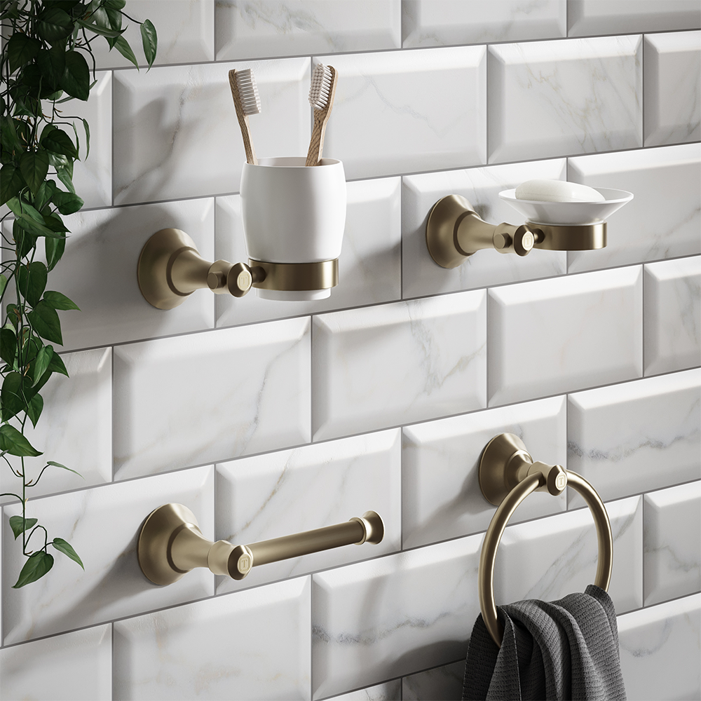 Trafalgar Toilet Roll Holder - Antique Brass 5 Trafalgar Toilet Roll Holder - Antique Brass - Image 3