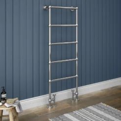 Chatsworth Floor Mounted Towel Rail 1550 X 600mm Chrome