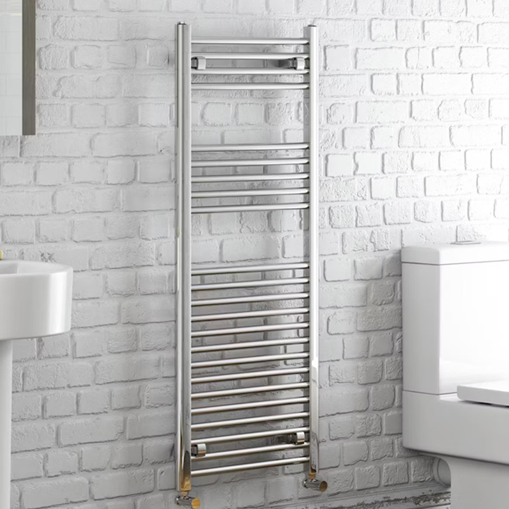 The Heating Co. Phoenix Chrome 490 X 1200mm Heated Towel Rail 3 The Heating Co. Phoenix Chrome 490 X 1200mm Heated Towel Rail