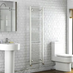 The Heating Co. Phoenix 500 X 1600 White Heated Towel Rail