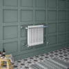 Bromley Traditional Wall Hung Towel Rail Radiator (742 X 492mm) -Victorian Plumbing Shop twmr01 d5