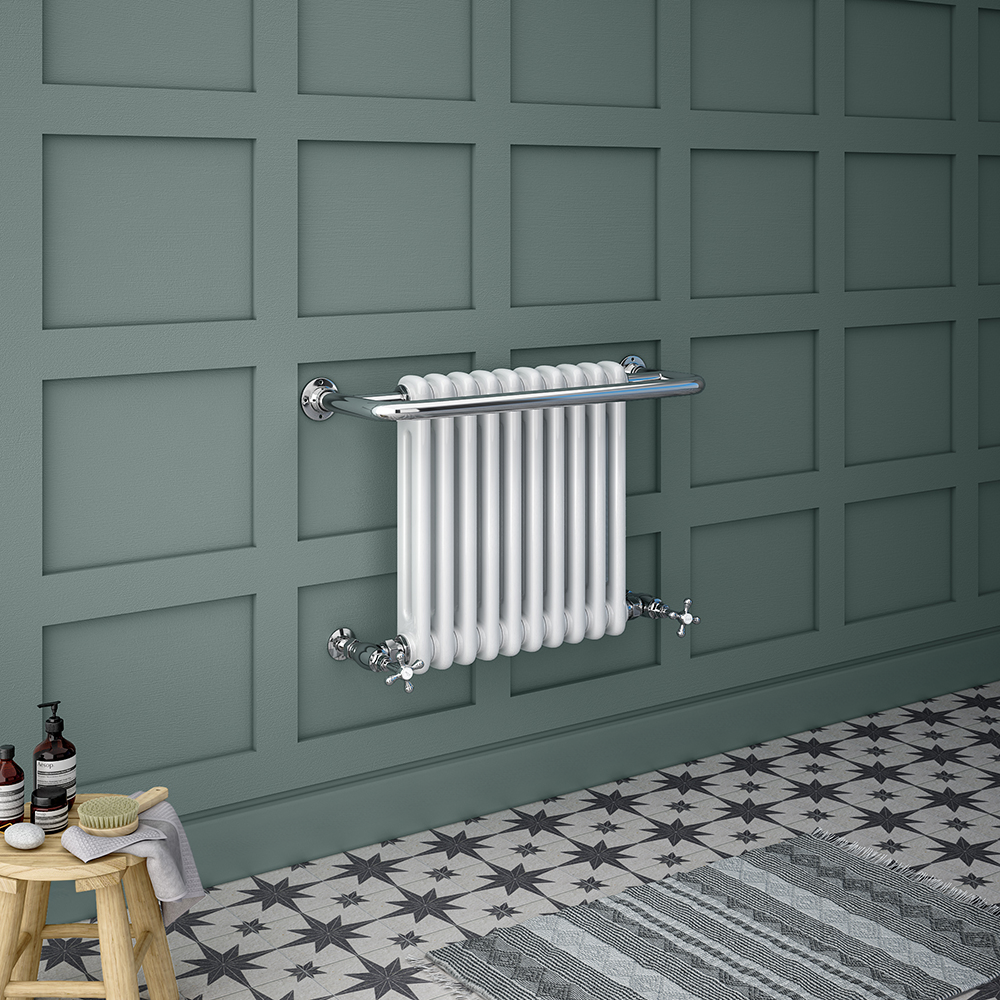 Bromley Traditional Wall Hung Towel Rail Radiator (742 X 492mm) 3 Bromley Traditional Wall Hung Towel Rail Radiator (742 X 492mm)