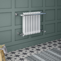 Bromley Traditional Wall Hung Towel Rail Radiator (742 X 492mm) 10 Bromley Traditional Wall Hung Towel Rail Radiator (742 X 492mm) -Victorian Plumbing Shop twmr01 l2