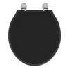 Ideal Standard Waverley Black Standard Toilet Seat & Cover -Victorian Plumbing Shop u0248gb l