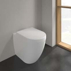 Villeroy And Boch Subway 2.0 DirectFlush Rimless Back To Wall Toilet + Soft Close Seat -Victorian Plumbing Shop vbsbrbtww d3