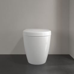 Villeroy And Boch Subway 2.0 DirectFlush Rimless Back To Wall Toilet + Soft Close Seat -Victorian Plumbing Shop vbsbrbtww d4