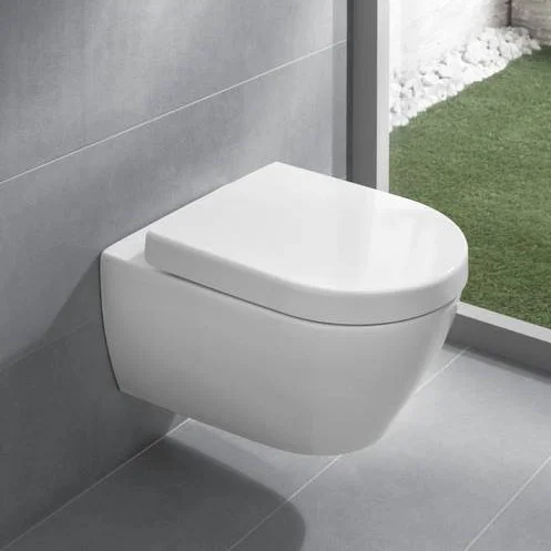 Villeroy And Boch Subway 2.0 Wall Hung Toilet + Soft Close Seat 6 Villeroy And Boch Subway 2.0 Wall Hung Toilet + Soft Close Seat - Image 4