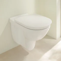 Villeroy And Boch ViCare Rimless Wall Hung Toilet + Soft Close Seat 12 Villeroy And Boch ViCare Rimless Wall Hung Toilet + Soft Close Seat -Victorian Plumbing Shop vbvirwhwc1 l