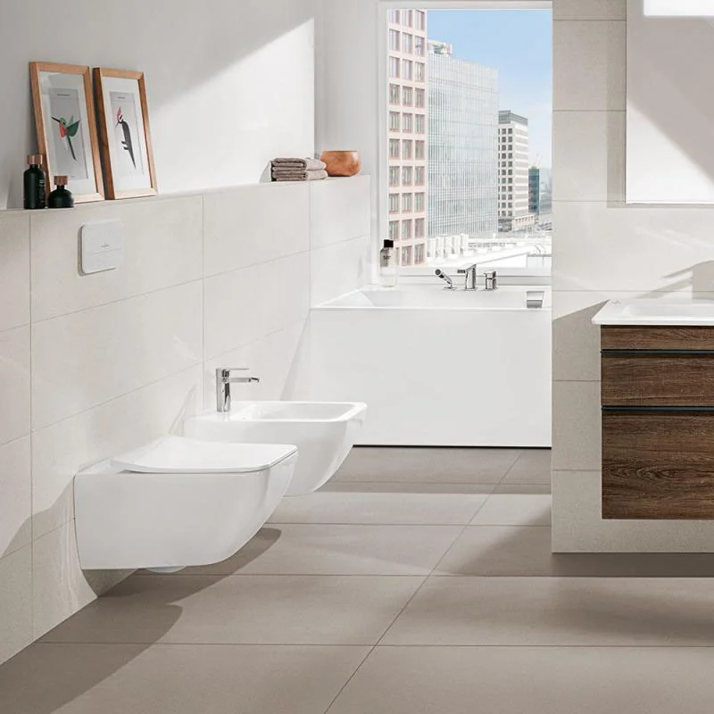 Villeroy And Boch Venticello DirectFlush Rimless Wall Hung Toilet + Soft Close Seat 4 Villeroy And Boch Venticello DirectFlush Rimless Wall Hung Toilet + Soft Close Seat - Image 2